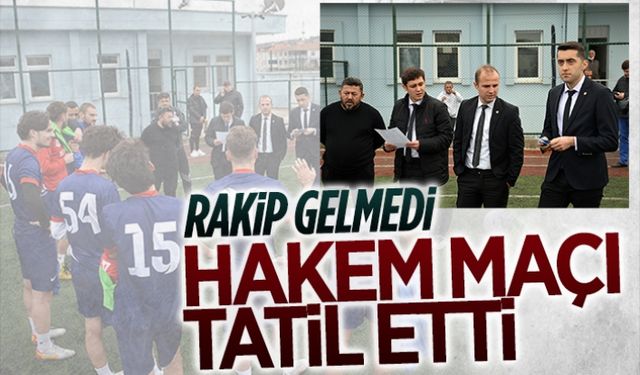 Karasu Güvenspor, hükmen galip