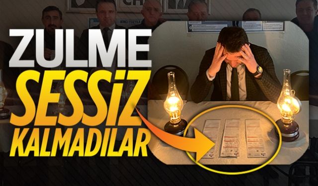 Zulme sessiz kalmadılar