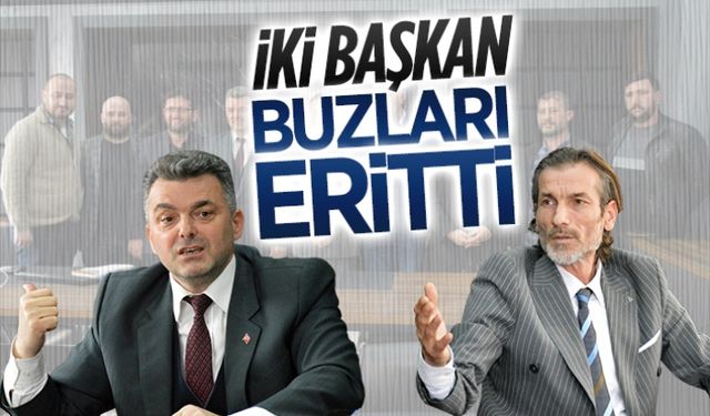 İki başkan buzları eritti