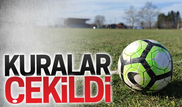 Takımların kuraları çekildi