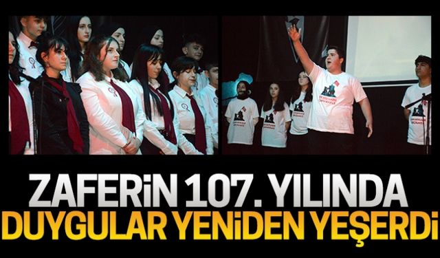 Zaferin 107.yılında duygular yeniden yeşerdi