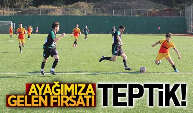 Ayağımıza gelen fırsatı teptik