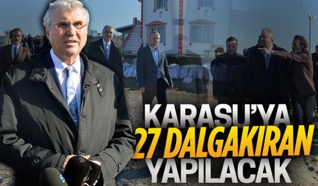 Karasu’ya 27 dalgakıran yapılacak