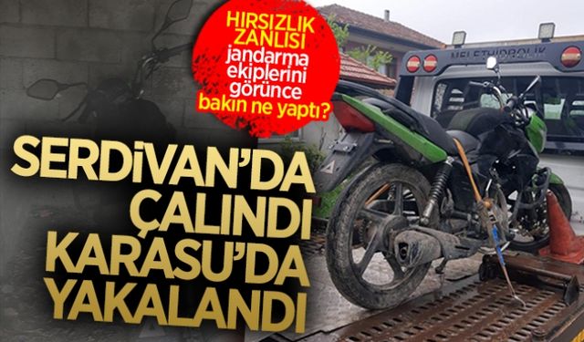 Serdivan’da çaldılar, Karasu’da yakalandılar