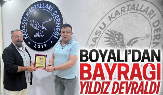 Boyalı’dan bayrağı Yıldız devraldı