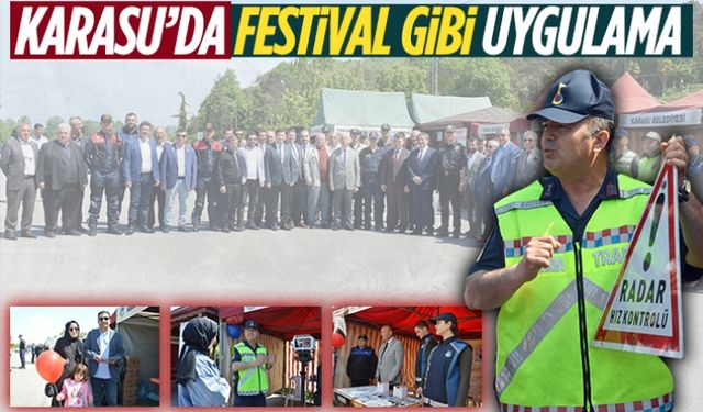 Karasu’da festival gibi kapsamlı uygulama