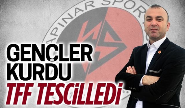 Gençler kurdu, TFF tescilledi