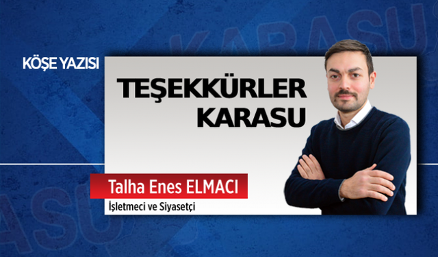 Teşekkürler Karasu