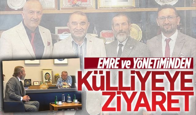 Emre ve yönetiminden külliyeye ziyaret