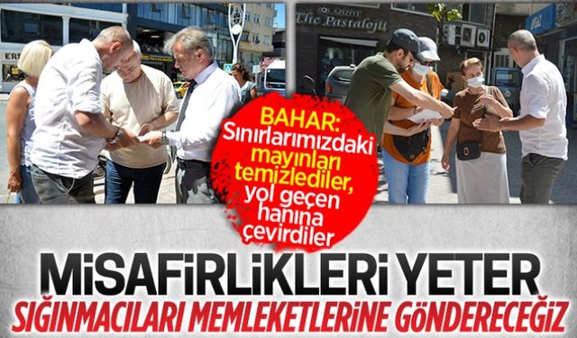 Misafirlikleri yeter, sığınmacıları memleketine göndereceğiz