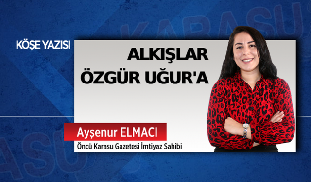 Alkışlar Özgür Uğur’a