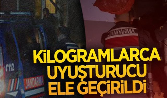 Kilogramlarca uyuşturucu ele geçirildi