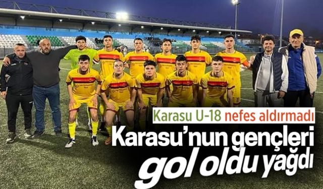 Karasu U-18 nefes aldırmadı