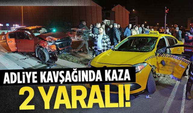 Ankara Caddesi’nde kaza: 2 yaralı!