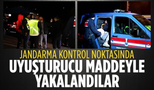 Kontrol noktasında uyuşturucuyla yakalandılar