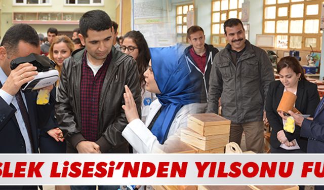 Meslek Lisesi’nden yılsonu fuarı