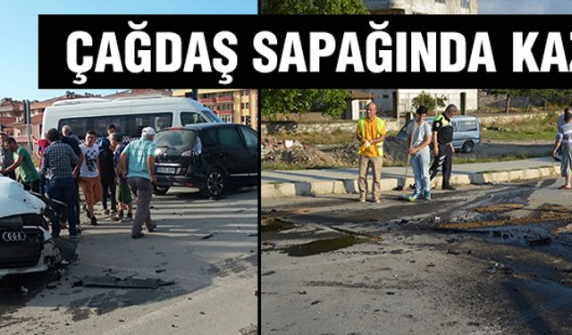 Çağdaş sapağında kaza