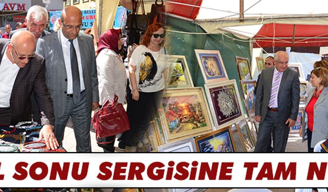 Yıl sonu sergisine tam not