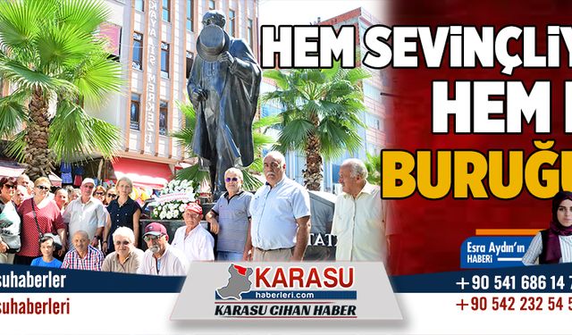 Hem sevinçliyim hem buruğum