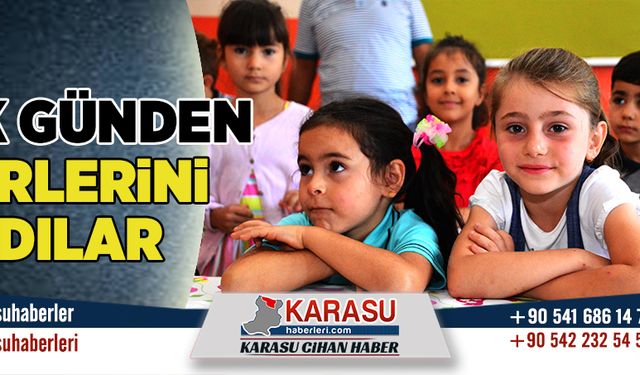 İlk günden yerlerini aldılar