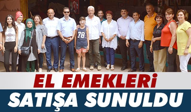 El emeği ürünler satışa sunuldu