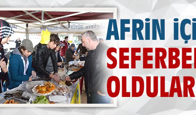 Afrin için seferber oldular