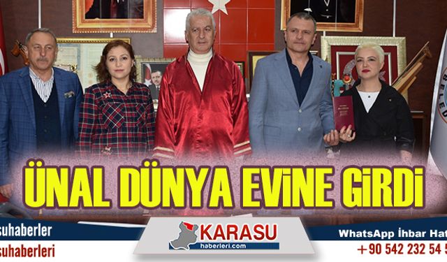 Ünal, dünya evine girdi