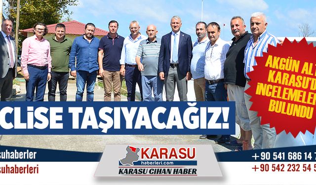 Meseleyi meclise taşıyacağız