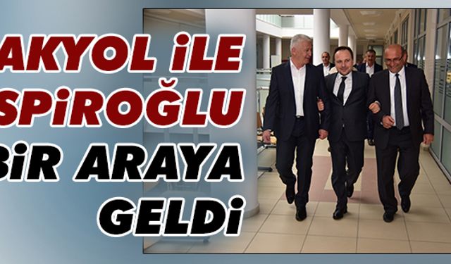 Akyol ile İspiroğlu bir araya geldi