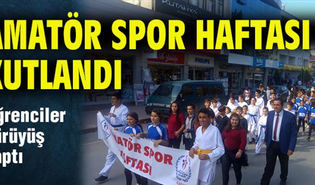 Amatör Spor Haftası kutlandı