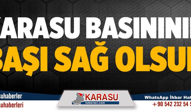 Karasu basınının acı günü