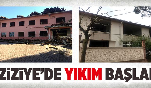 Aziziye’de yıkım başladı