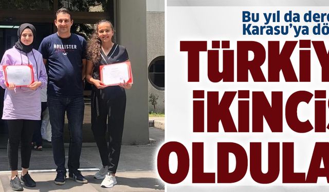 Türkiye ikincisi oldular