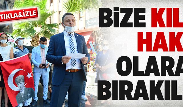 Bize kılıç hakkı olarak bırakıldı