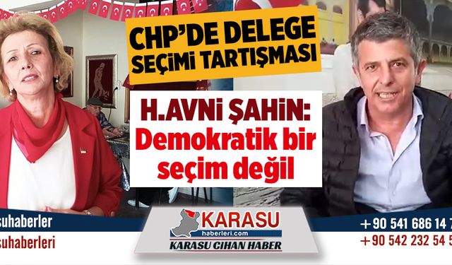 Şahin: Demokratik bir seçim değil