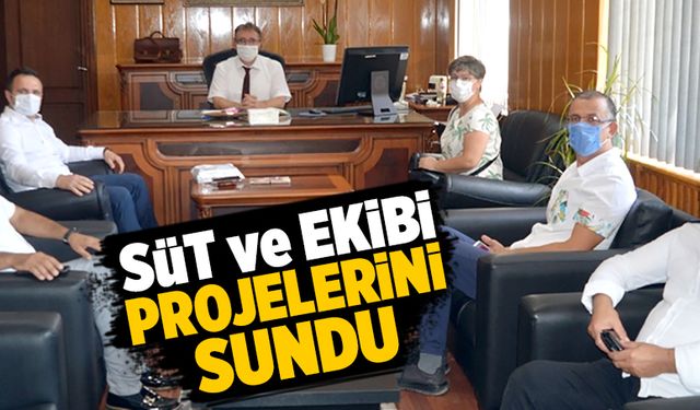 Süt ve ekibi, projelerini sundu