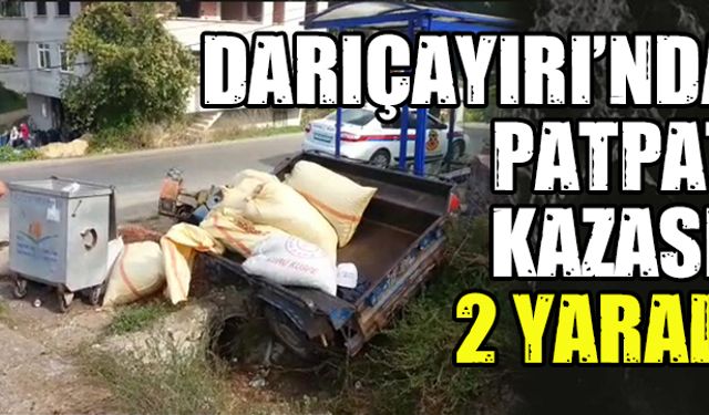 Patpat kazası: 2 yaralı