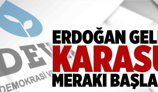 Erdoğan geldi, Karasu merakı başladı