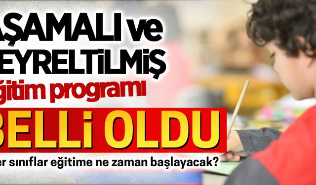 İşte aşamalı ve seyreltilmiş eğimin detayları