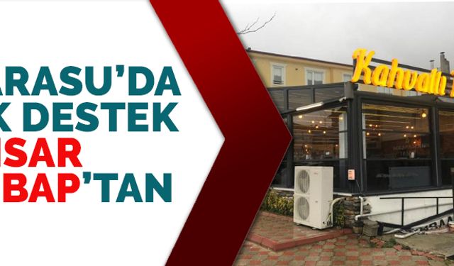 İlk destek Ensar Kebap’tan geldi