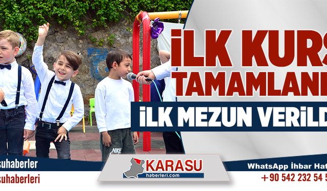 İlk kurs tamamlandı