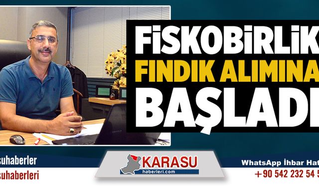 FİSKOBİRLİK, fındık alımlarına başladı