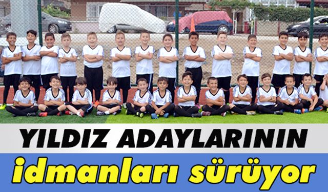 Yıldız adaylarının idmanı sürüyor