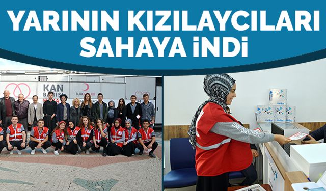 Yarının Kızılaycıları sahaya indi