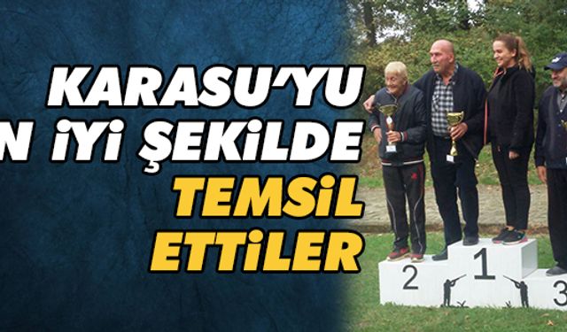 Karasu’yu temsil ettiler