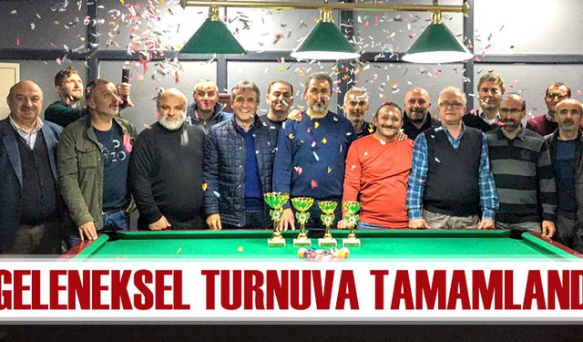 Geleneksel turnuva tamamlandı