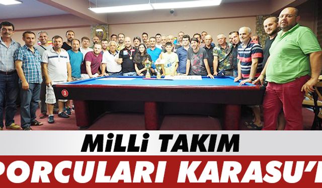 Milli Takım sporcuları Karasu’da