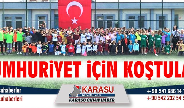 Cumhuriyet için koştular