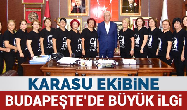 Karasu ekibine Budapeşte’de büyük ilgi