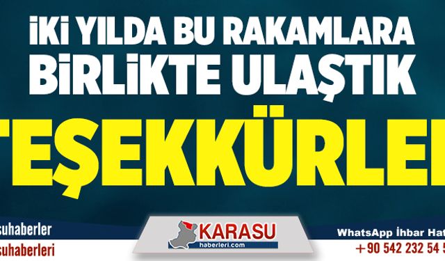 Karasu Haberleri 2 yaşında!